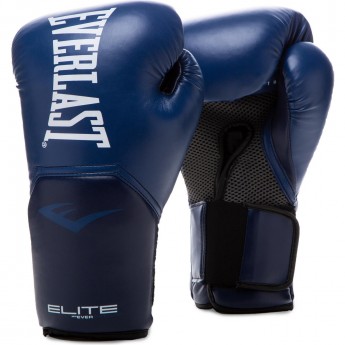 Перчатки тренировочные EVERLAST ELITE PROSTYLE 14oz темно-синие